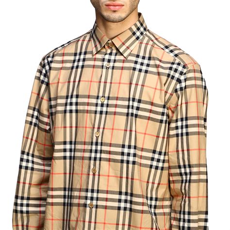 burberry long sleeve white shirt|burberry flannel shirt men's.